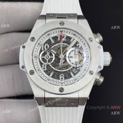 Swiss Clone Hublot Big Bang Unico King 7750 Chronograph Watch Titanium 45.5mm